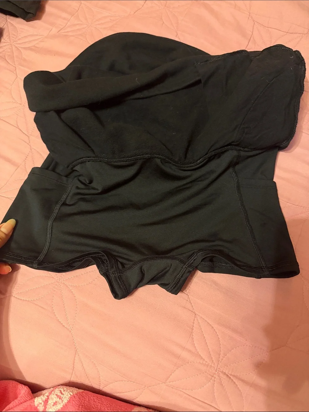 ALO Yoga Black Mini Skirt with Subtle Logo